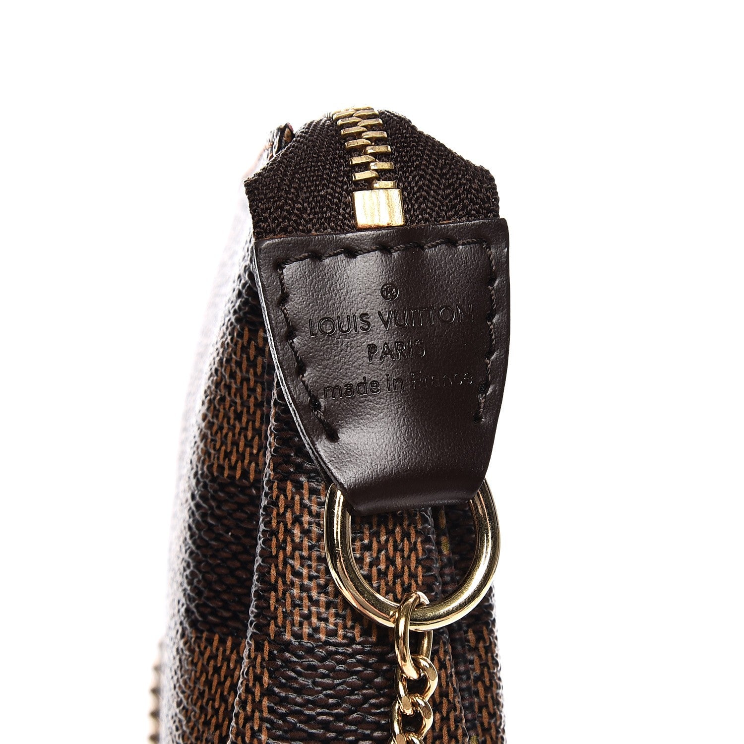 Louis Vuitton Damier Ebene Complice Trunks and Bags Mini Pochette Accessories Red 6 of 9