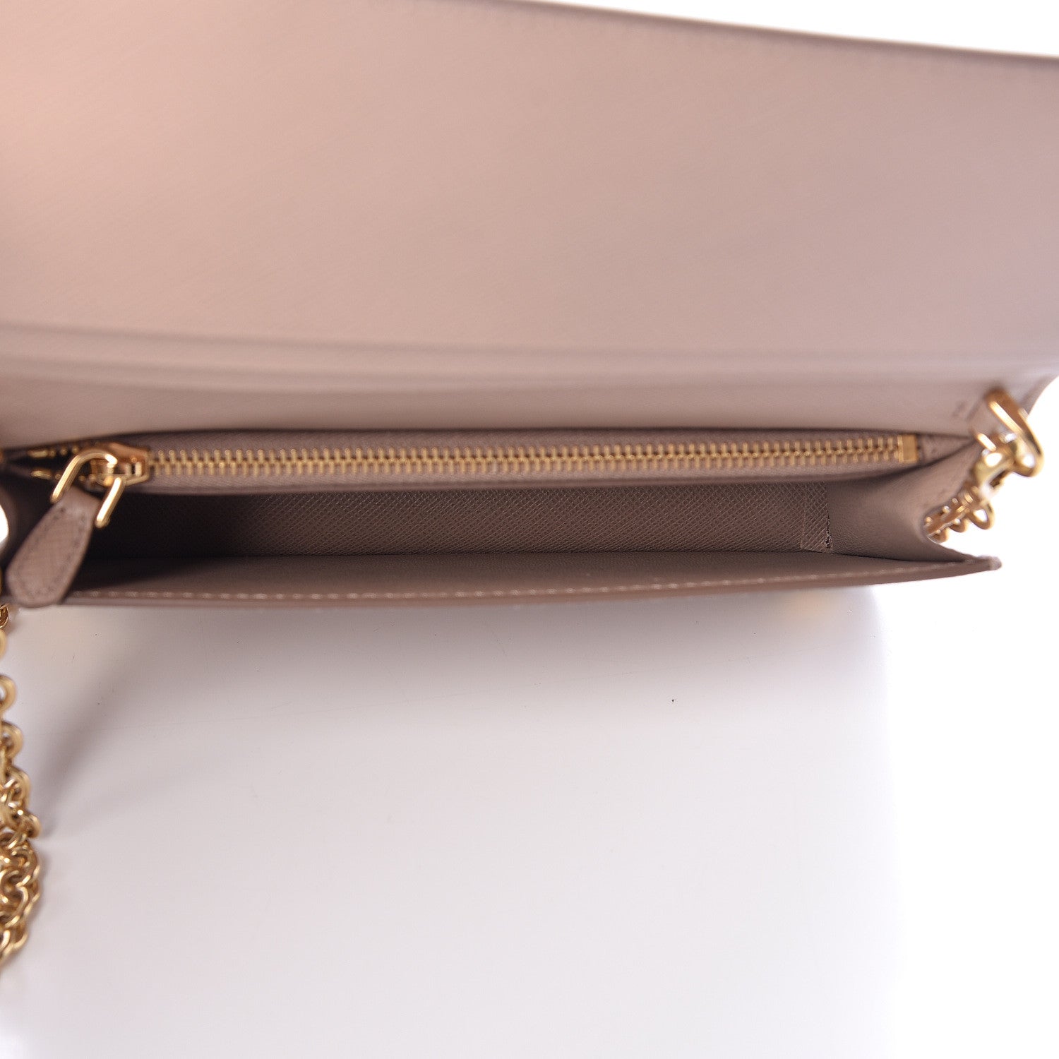 Prada Saffiano Metal Mini Crossbody Bag Cipria 5 of 9