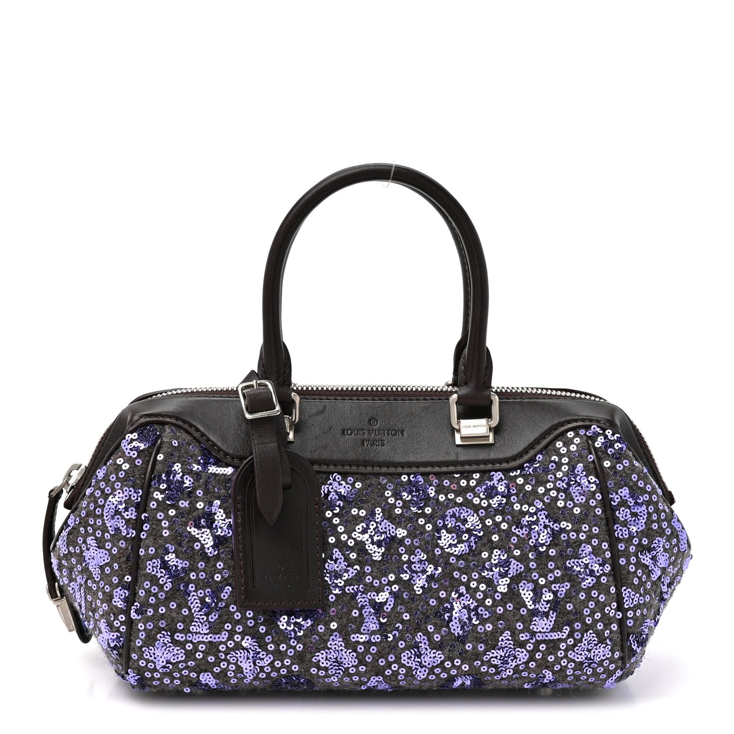 Sequin Monogram Sunshine Express Baby Purple