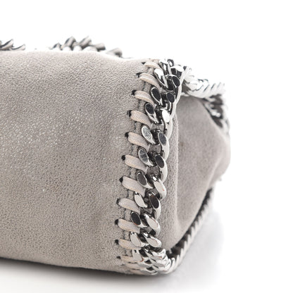 Stella McCartney Shaggy Deer Mini Falabella Fold Over Tote Light Grey 7 of 7