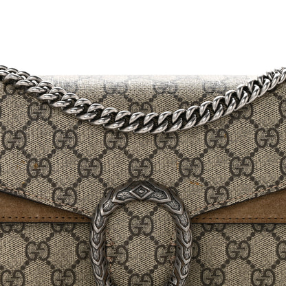 Gucci GG Supreme Monogram Small Dionysus Shoulder Bag Taupe 8 of 13