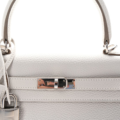 Hermes Togo Kelly Retourne 25 Gris Pale 7 of 10