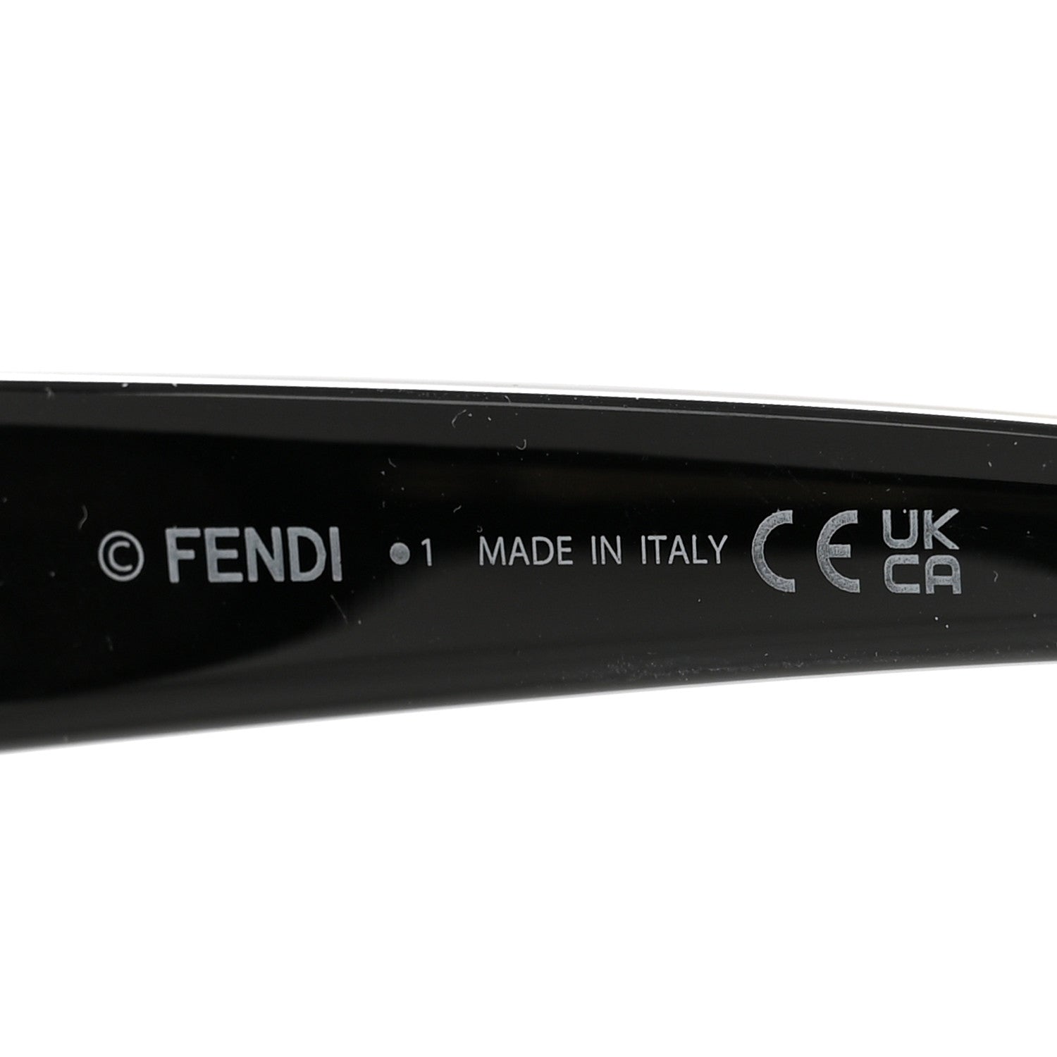 Fendi Acetate FF Diamonds Cat Eye Sunglasses FE40177U Black 5 of 7