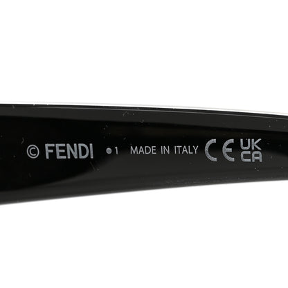 Fendi Acetate FF Diamonds Cat Eye Sunglasses FE40177U Black 5 of 7
