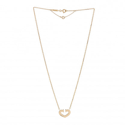 Cartier 18K Yellow Gold Medium Hearts and Symbols Necklace 3 of 4