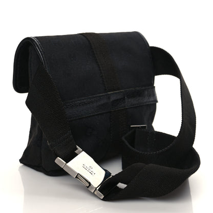 Gucci GG Monogram Web Buckle Belt Bag Black 3 of 10