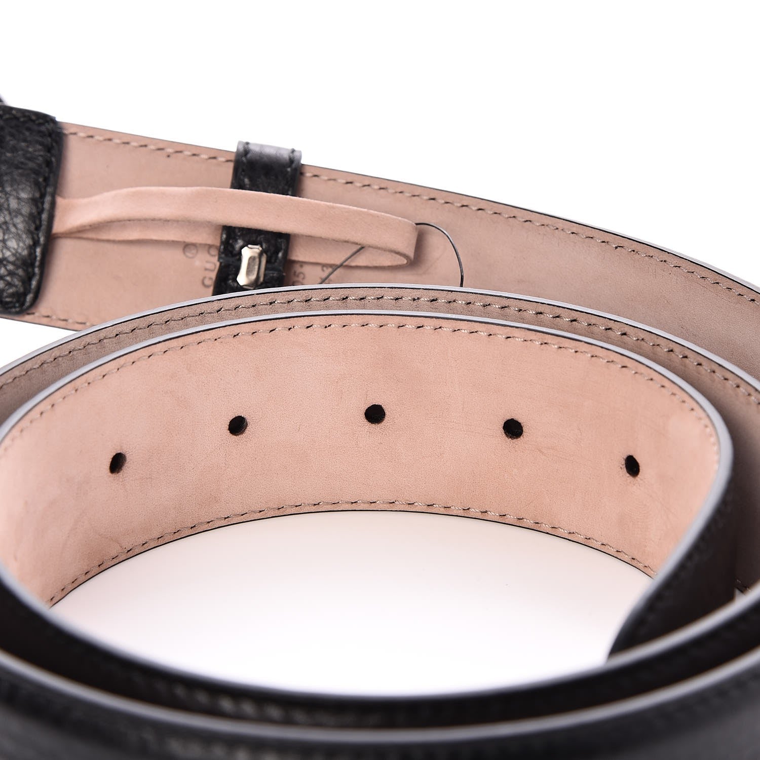 Gucci Calfskin Interlocking G 40mm Belt 105 42 Black 4 of 7