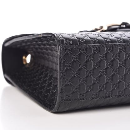 Gucci Microguccissima Medium Emily Chain Shoulder Bag Black 10 of 15