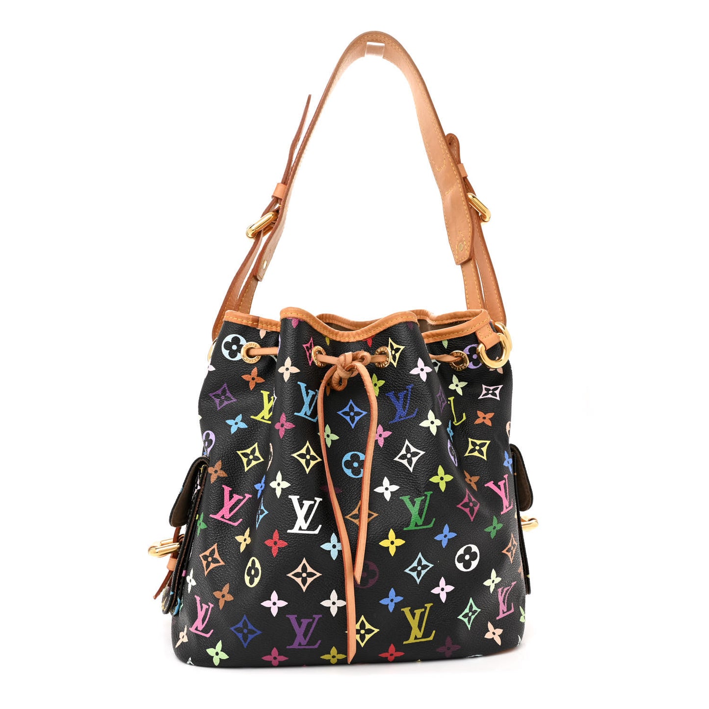 Monogram Multicolor Petit Noe Black