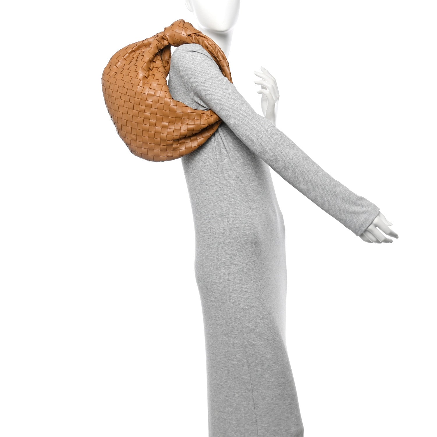 Bottega Veneta Nappa Intrecciato Teen Jodie Hobo Caramel 2 of 11