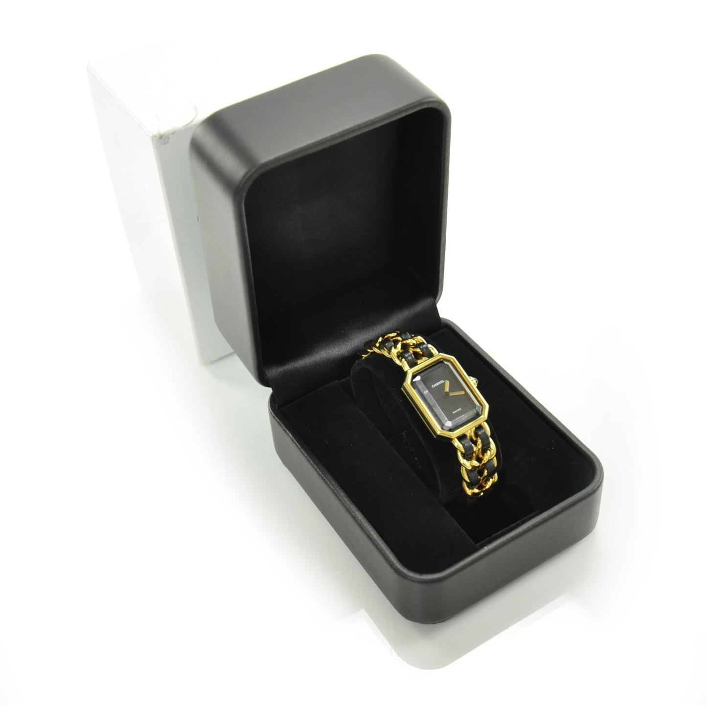 Stainless Steel Lambskin 20mm Chain Premiere Quartz Watch Gold M