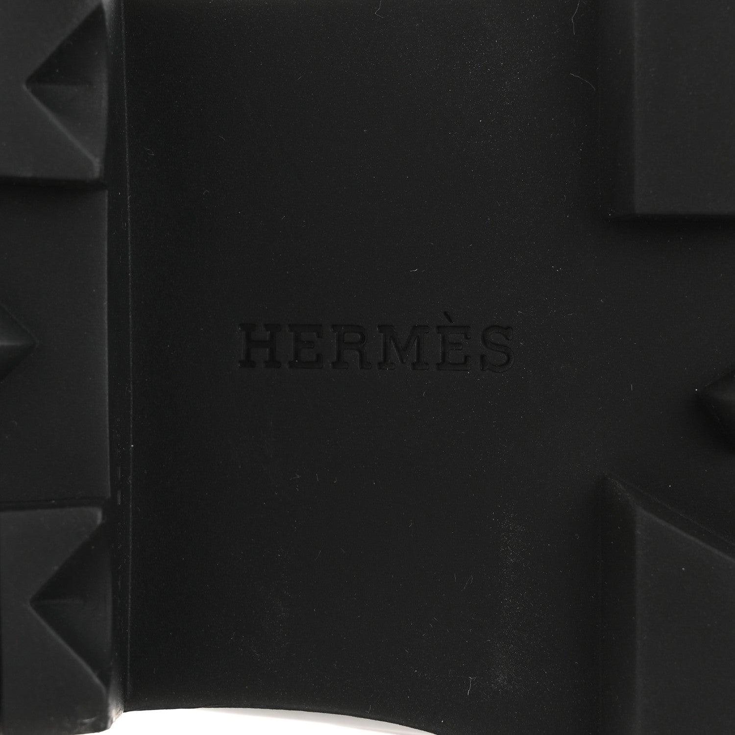 Hermes Glazed Calfskin Womens Hitch Loafers 37 Black 6 of 9