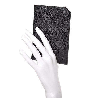 Hermes Epsom Tarmac PM Passport Holder Black 2 of 8