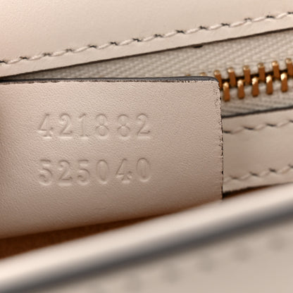 Gucci Calfskin Small Sylvie Shoulder Bag Off White 7 of 11