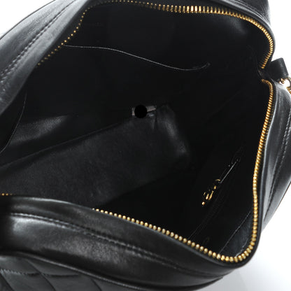 Chanel Lambskin Quilted Tassel Camera Case Black 5 of 8