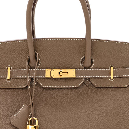 Hermes Togo BIRKIN 35 Etoupe 8 of 16