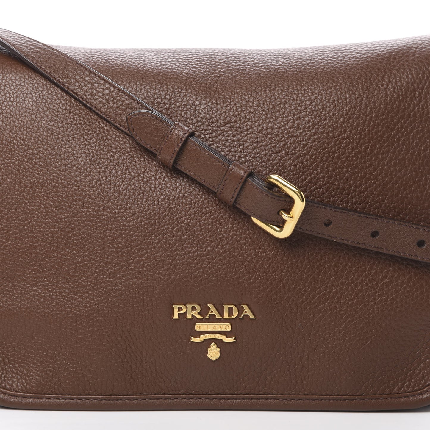 Vitello Phenix Crossbody Bag Tabacco