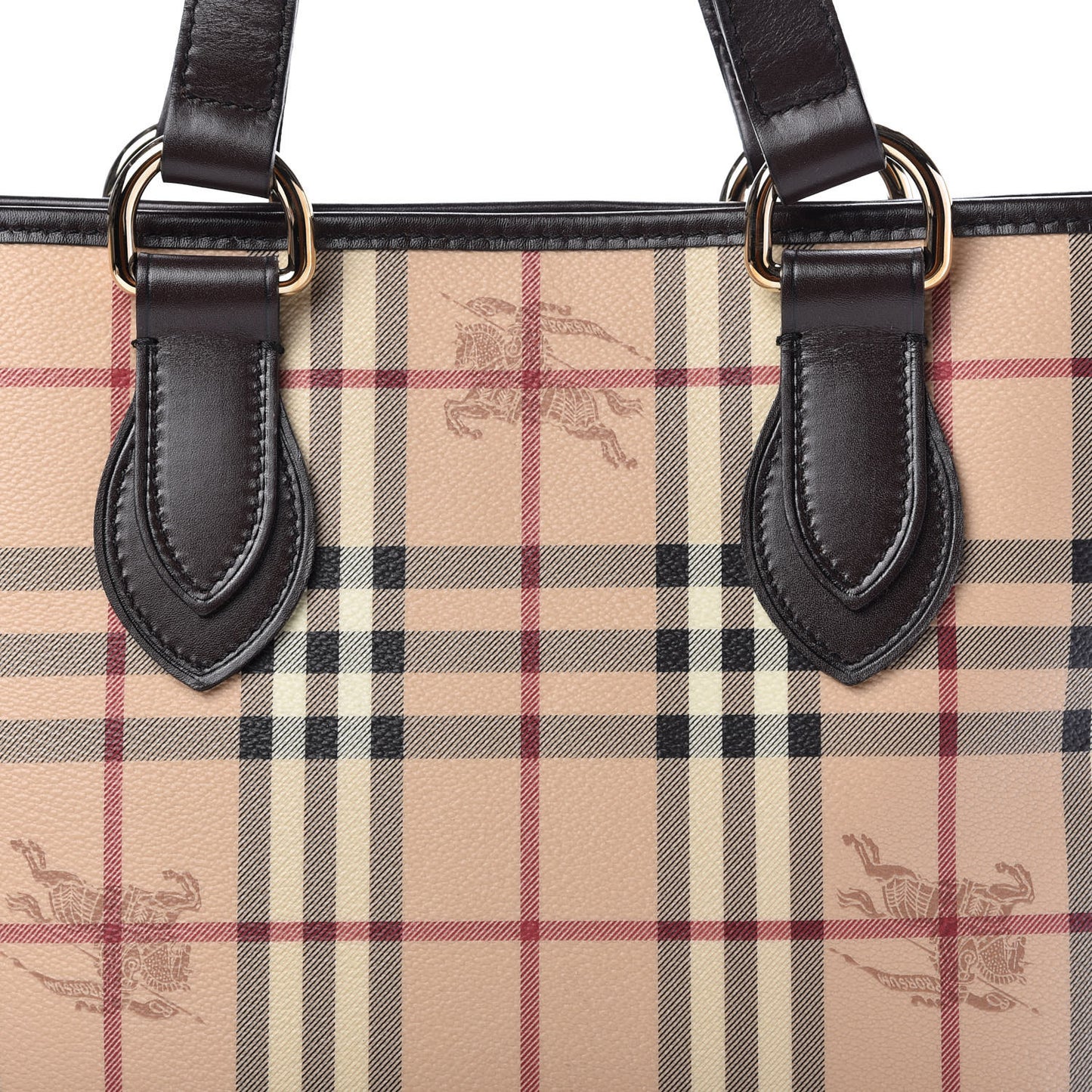 Haymarket Check Small Onslow Tote Chocolate