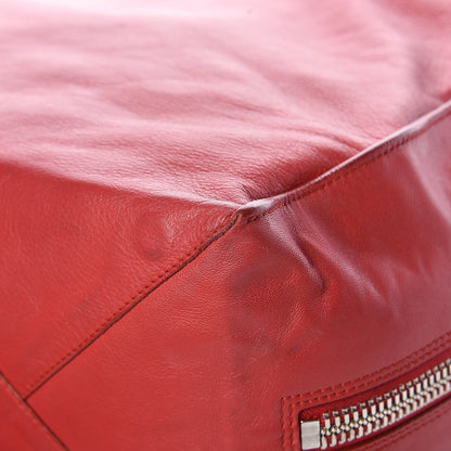 Balenciaga Veau Souple Papier A4 Zip Around Tote Rouge 11 of 19