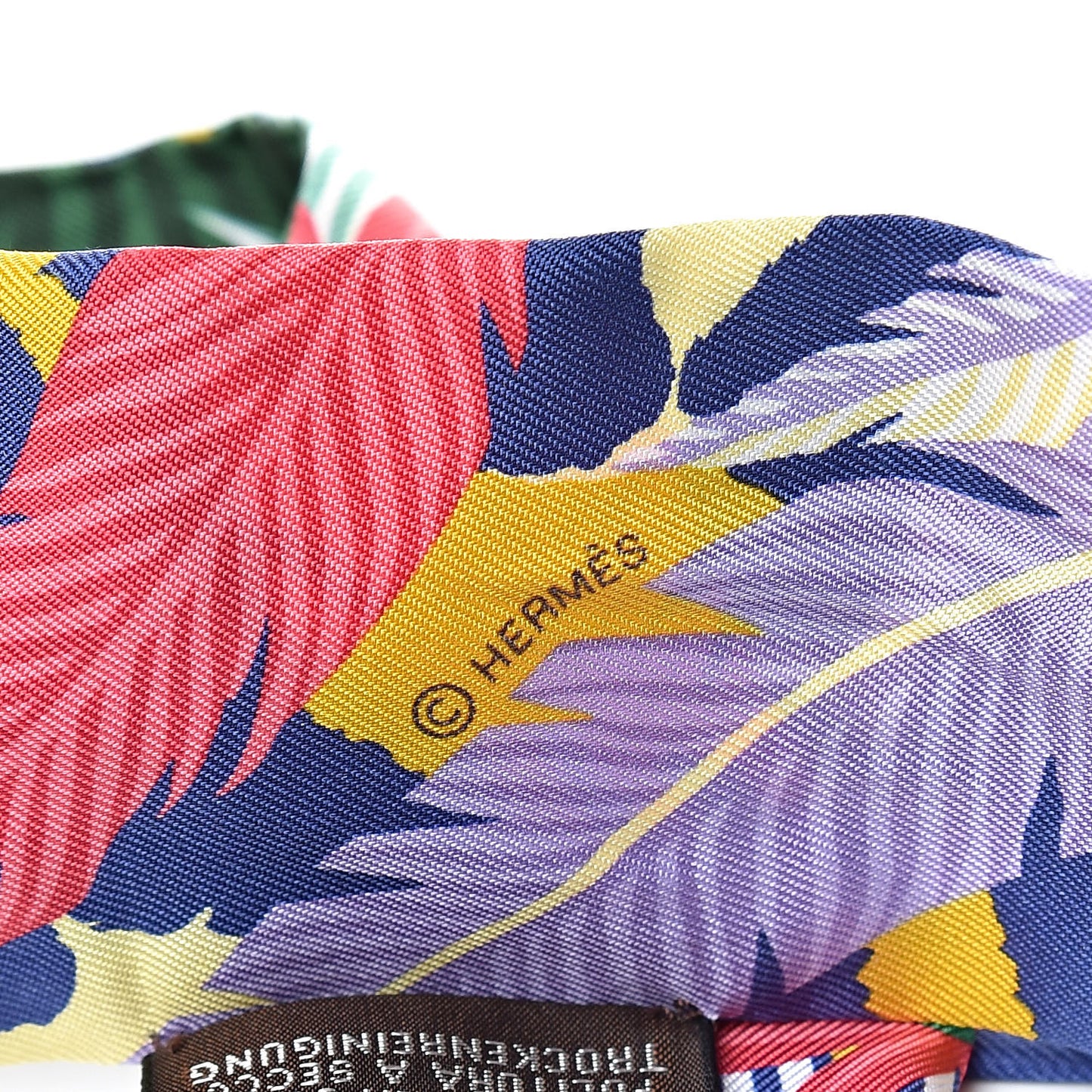 Silk Jaguar Quetzal Twilly Jaune Vert Mauve