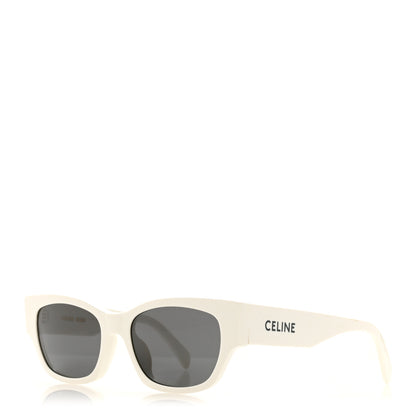 Celine Acetate Cat Eye Sunglasses CL 40197U White 1 of 7