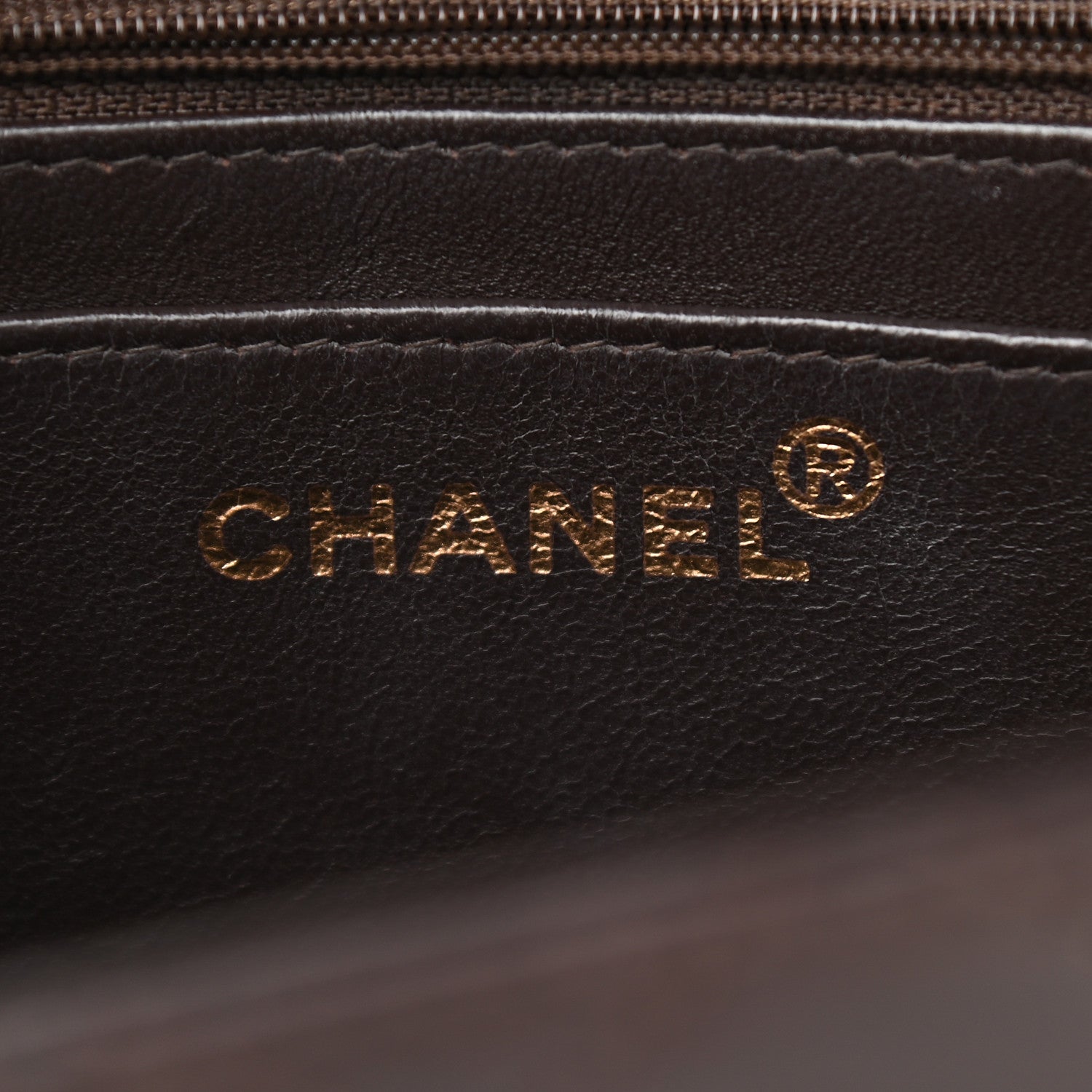 Chanel Lambskin Quilted Small Single Flap Brown 5 of 9
