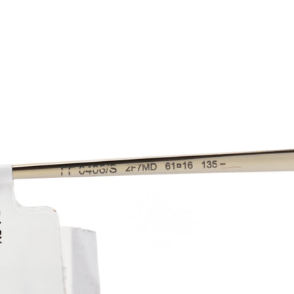 Fendi Metal Aviator FF Sunglasses FF0406/S Gold 5 of 7