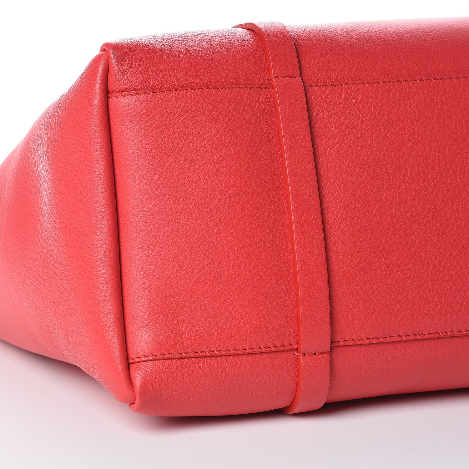 Balenciaga Veau Baltimore Double Sided Small Everyday Tote Rouge Vermeil Black 9 of 14