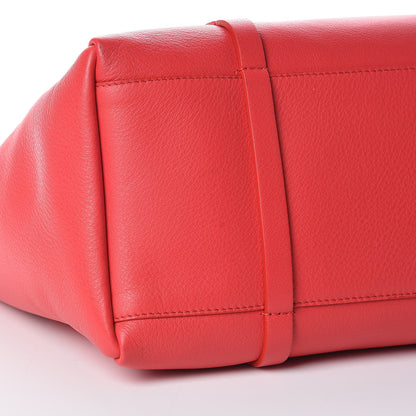 Balenciaga Veau Baltimore Double Sided Small Everyday Tote Rouge Vermeil Black 9 of 14