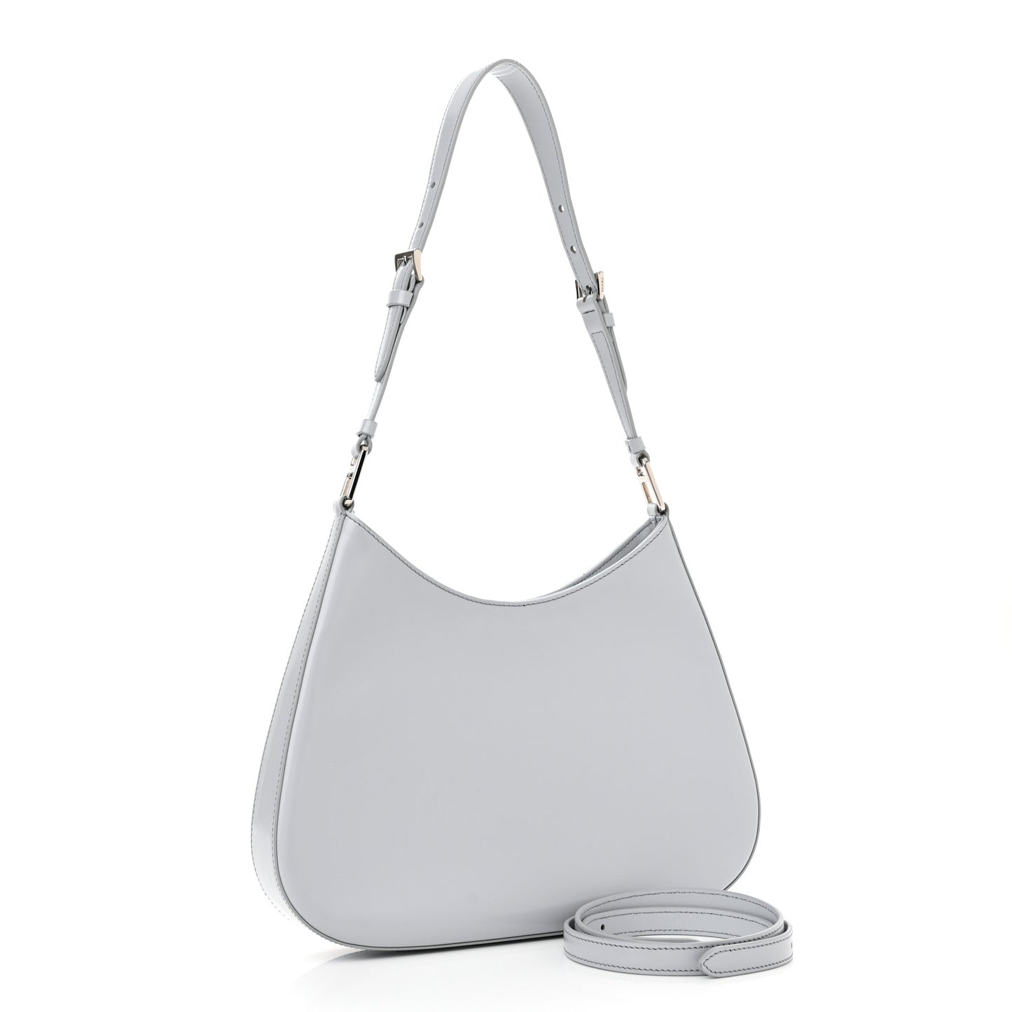 Spazzolato Cleo Adjustable Strap Shoulder Bag Fiordaliso