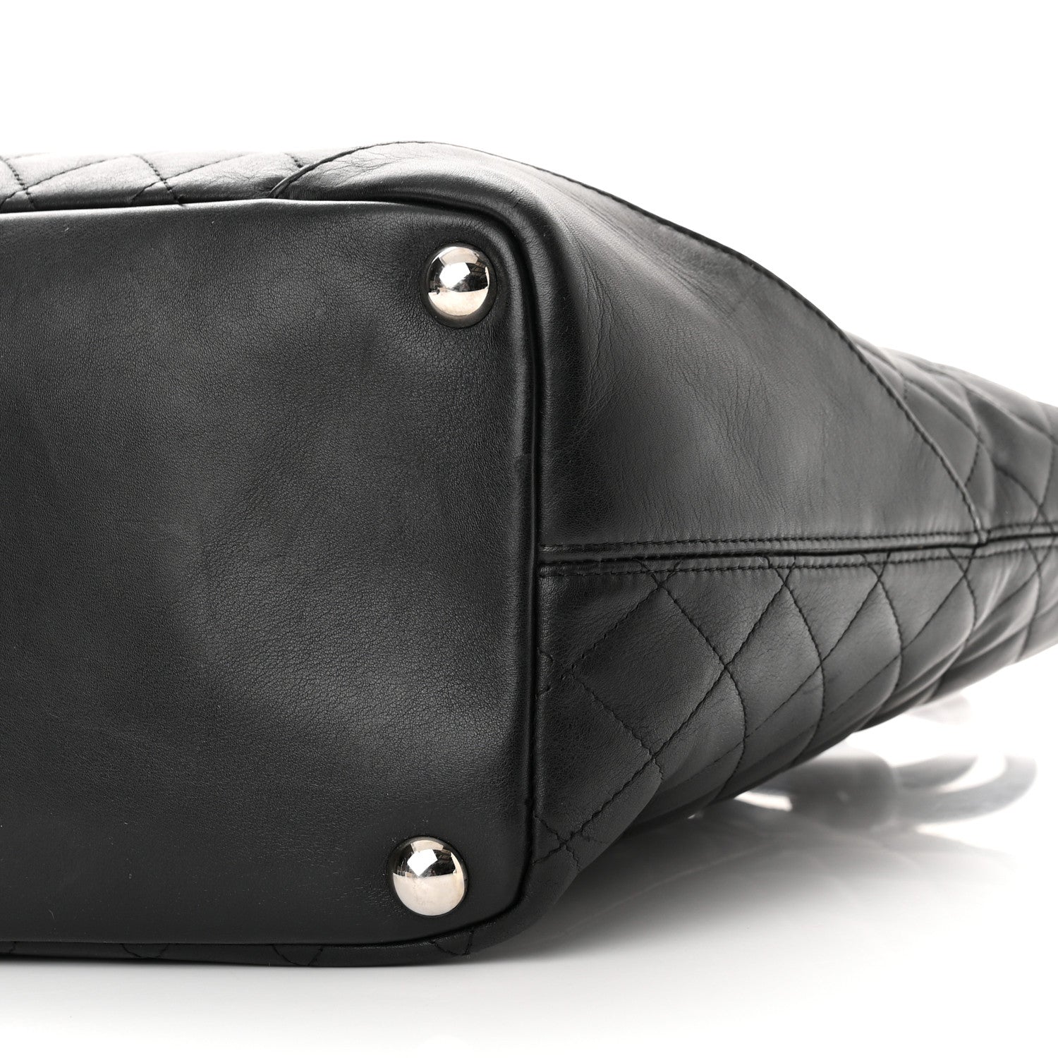 Chanel Calfskin Quilted Large Cambon Tote Black 10 of 16