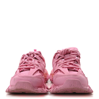 Balenciaga Mesh Nubuck Effect Fabric LED Womens Track Sneakers 39 Pink 6 of 16