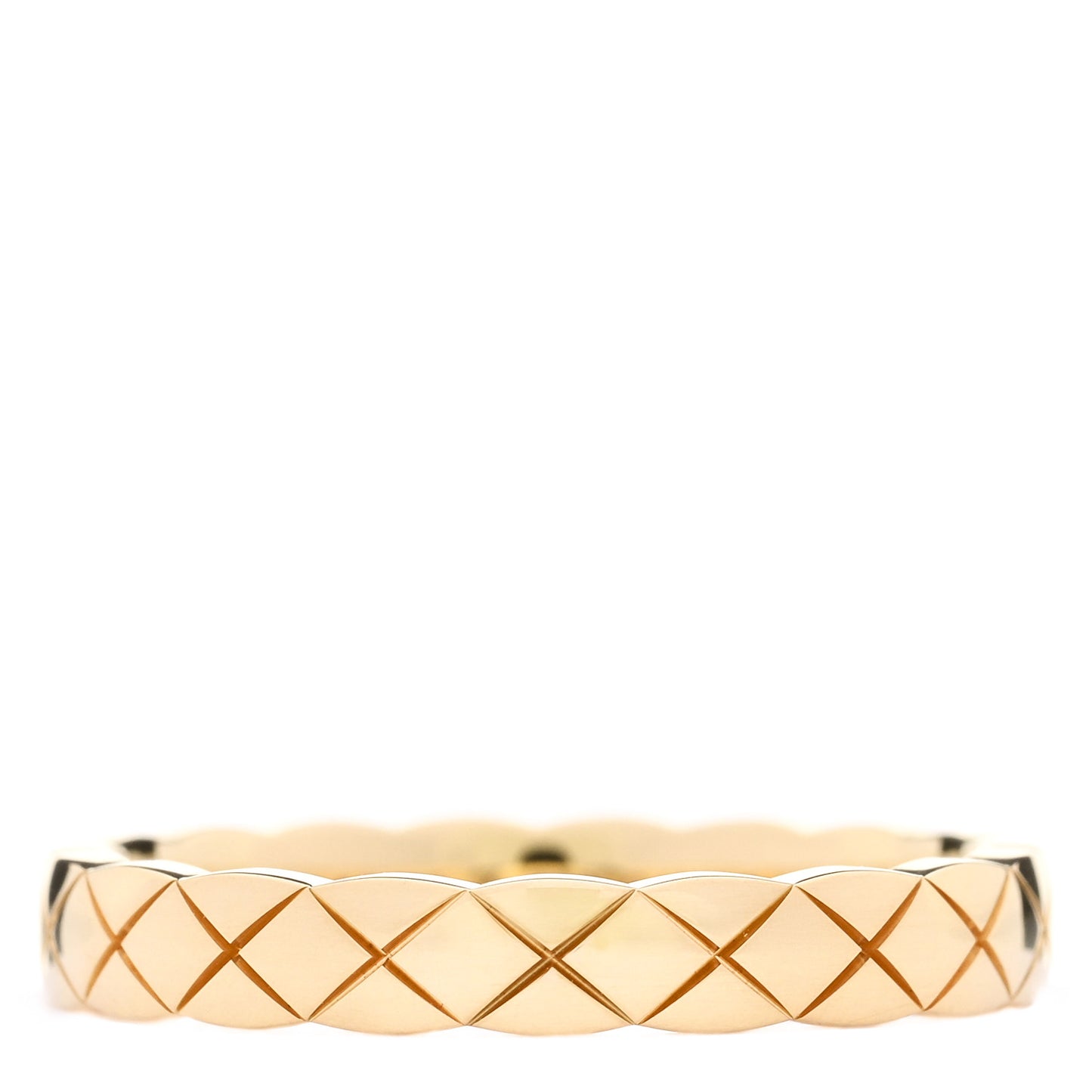 18K Yellow Gold Mini Coco Crush Ring 55 7.25