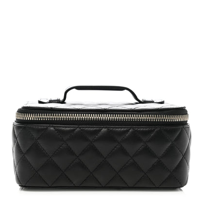 Chanel Lambskin Quilted Jewelry Case Black 1 of 12