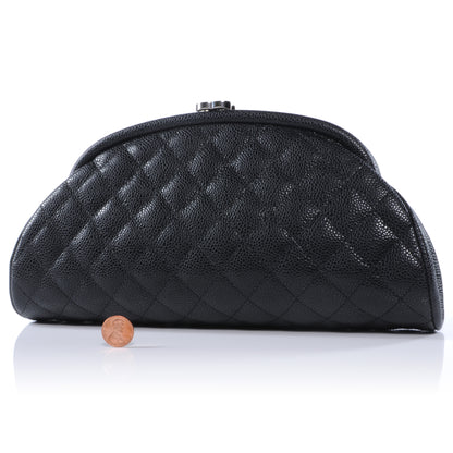 Chanel Caviar Quilted Timeless Clutch Black 2 of 9