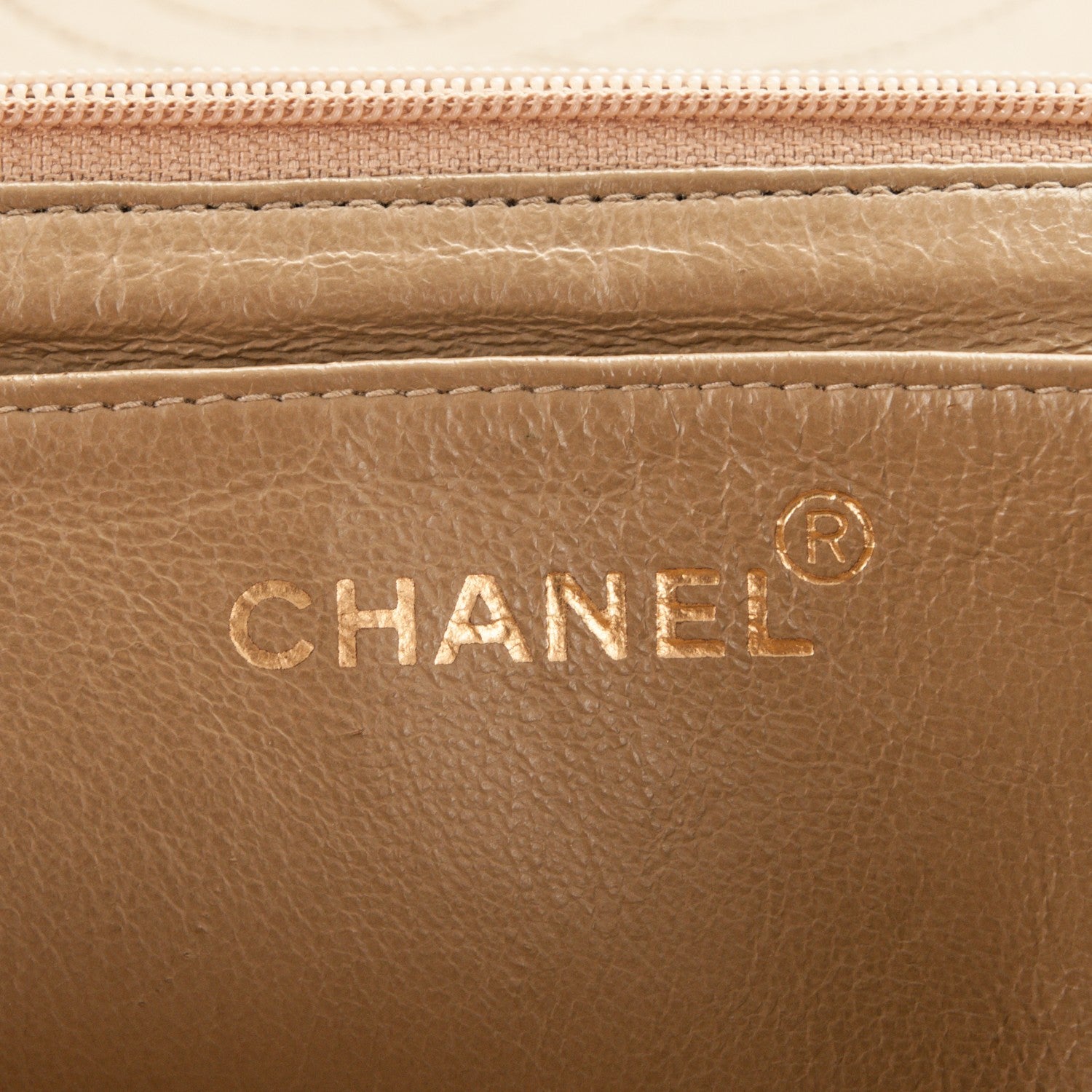 Chanel Lambskin Quilted Jumbo Single Flap Beige 6 of 10
