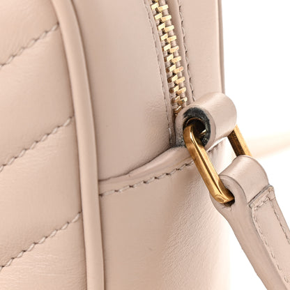 Saint Laurent Calfskin Matelasse Monogram Lou Camera Bag Nude Powder 11 of 13