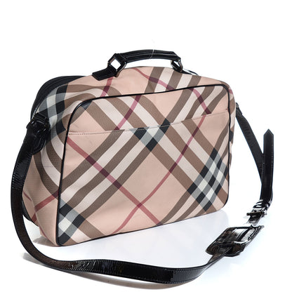 Burberry Supernova Check Diaper Bag Black 3 of 10
