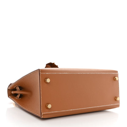 Hermes Epsom Kelly Sellier 25 Gold 4 of 11