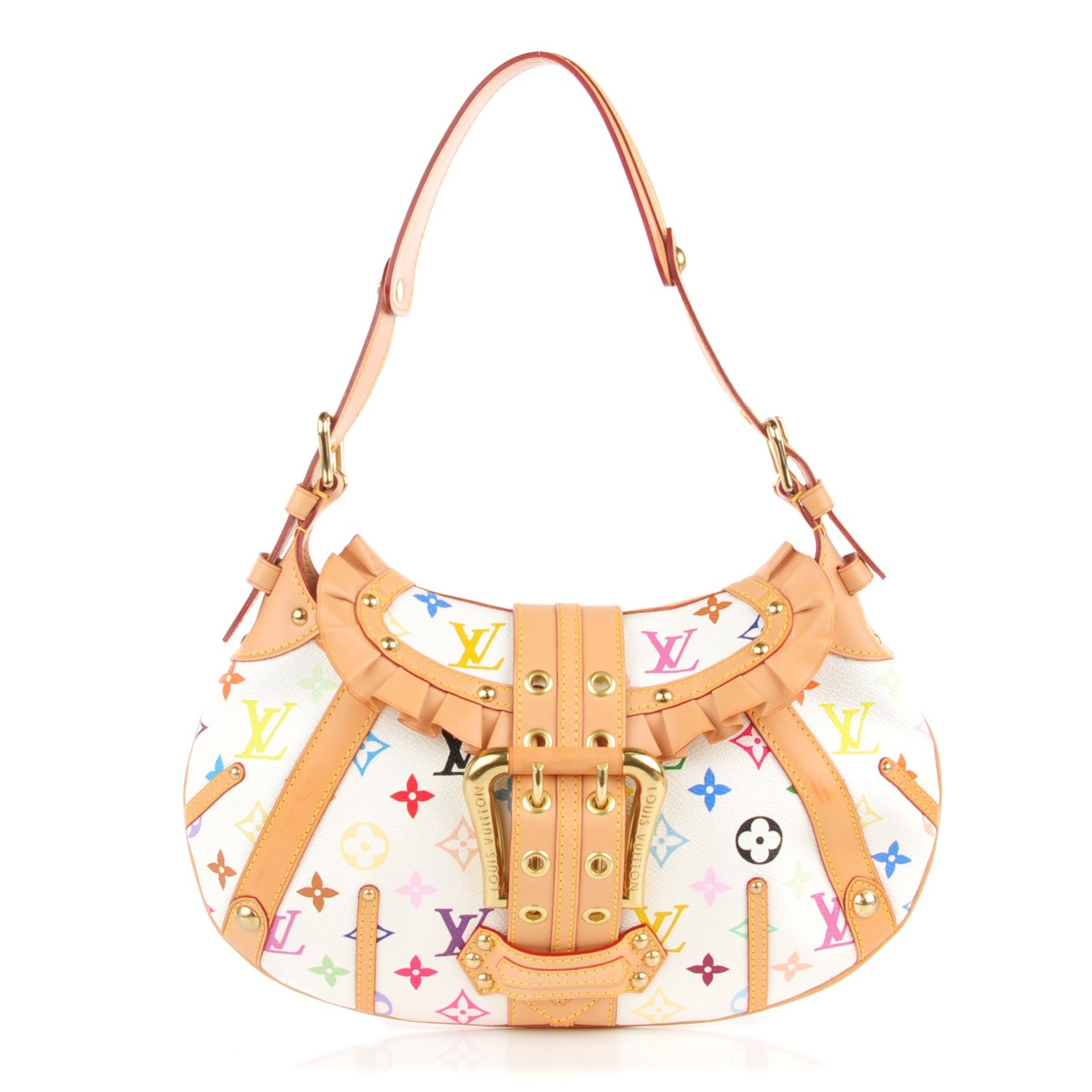 Louis Vuitton Monogram Multicolor Leonor White 1 of 7