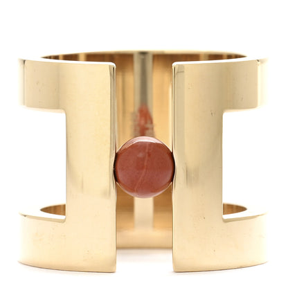 Hermes Permabrass H Perle Scarf Ring Rouge 1 of 5