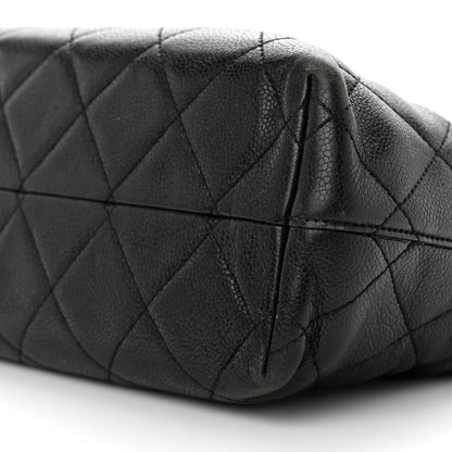 Chanel Caviar Quilted Shopping Tote Black 10 of 17