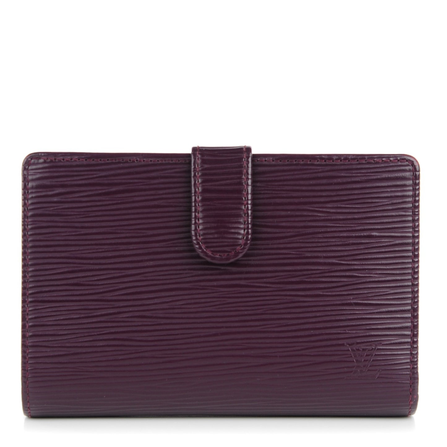 Epi French Purse Wallet Cassis