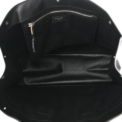 Saint Laurent Vitello Rive Gauche Large Tote Black 6 of 13