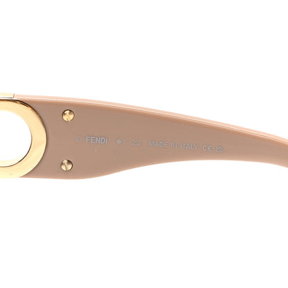 Fendi Acetate O'Lock Cat Eye Sunglasses FE40064I Beige 5 of 6