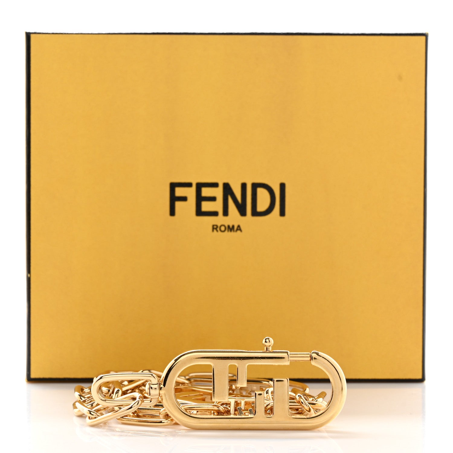 Fendi Metal O'Lock Strap You Gold 5 of 5