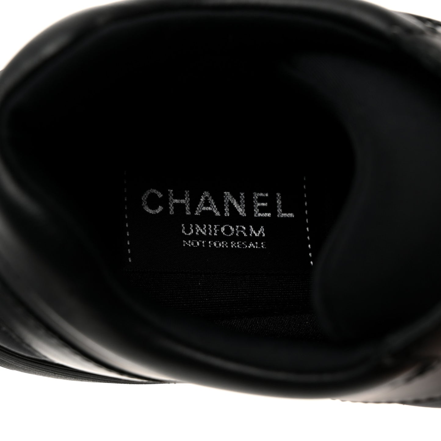 Lambskin Fabric CC Sneakers 36.5 Black