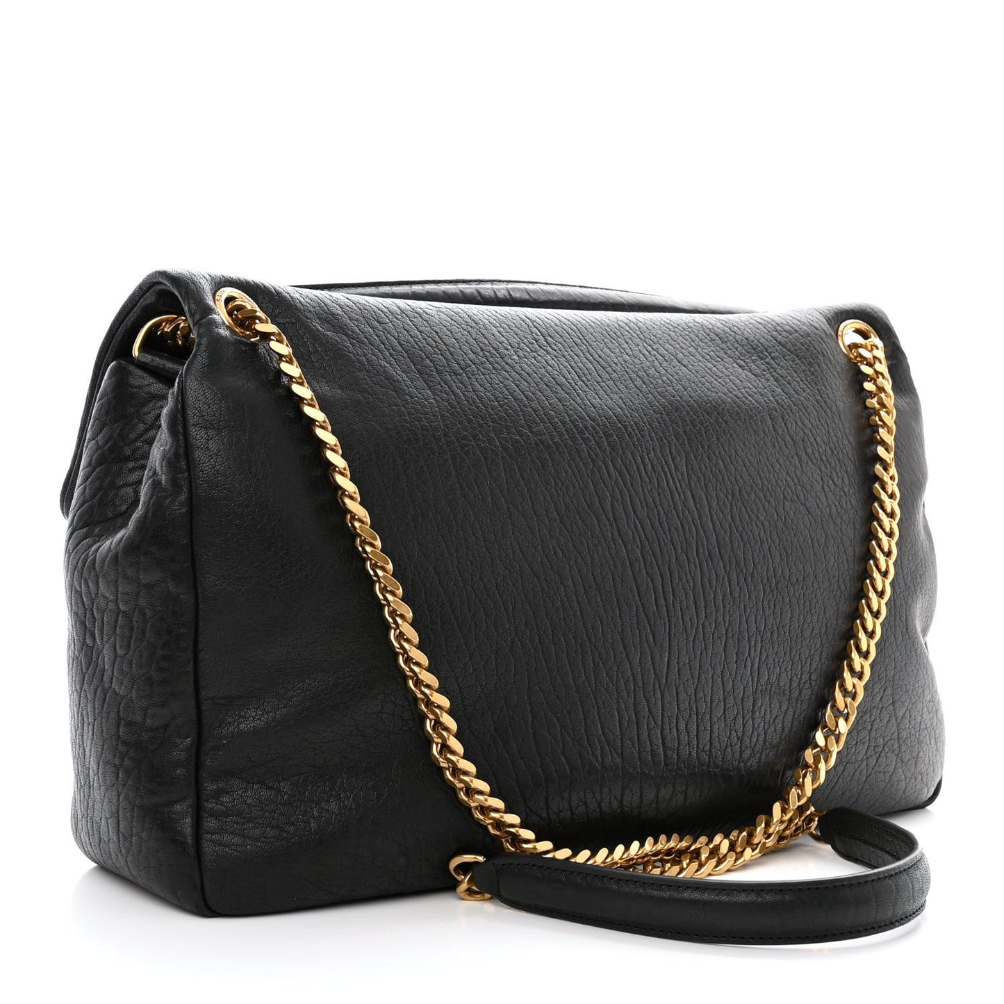 Grained Lambskin Large Calypso Black