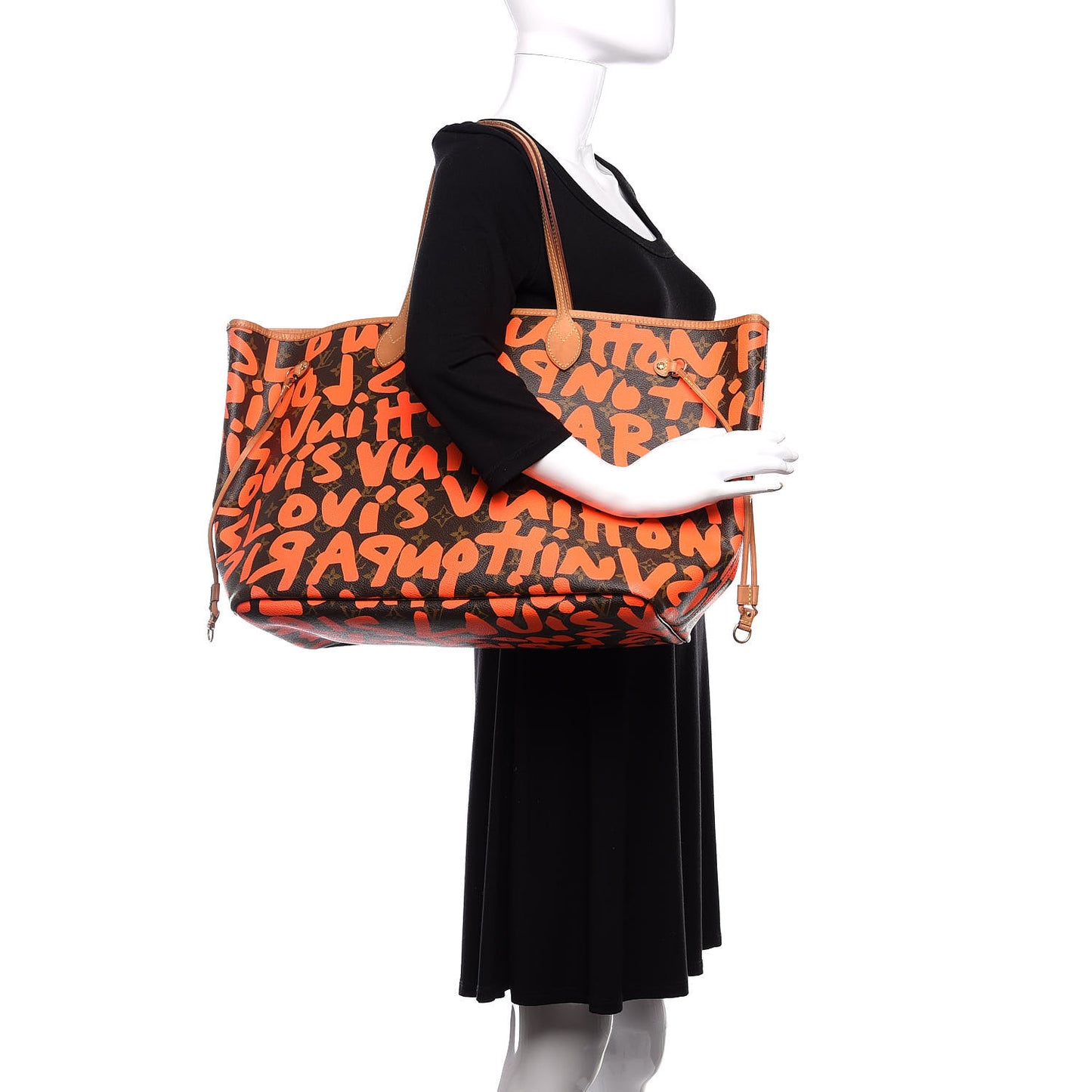 Monogram Graffiti Neverfull GM Orange