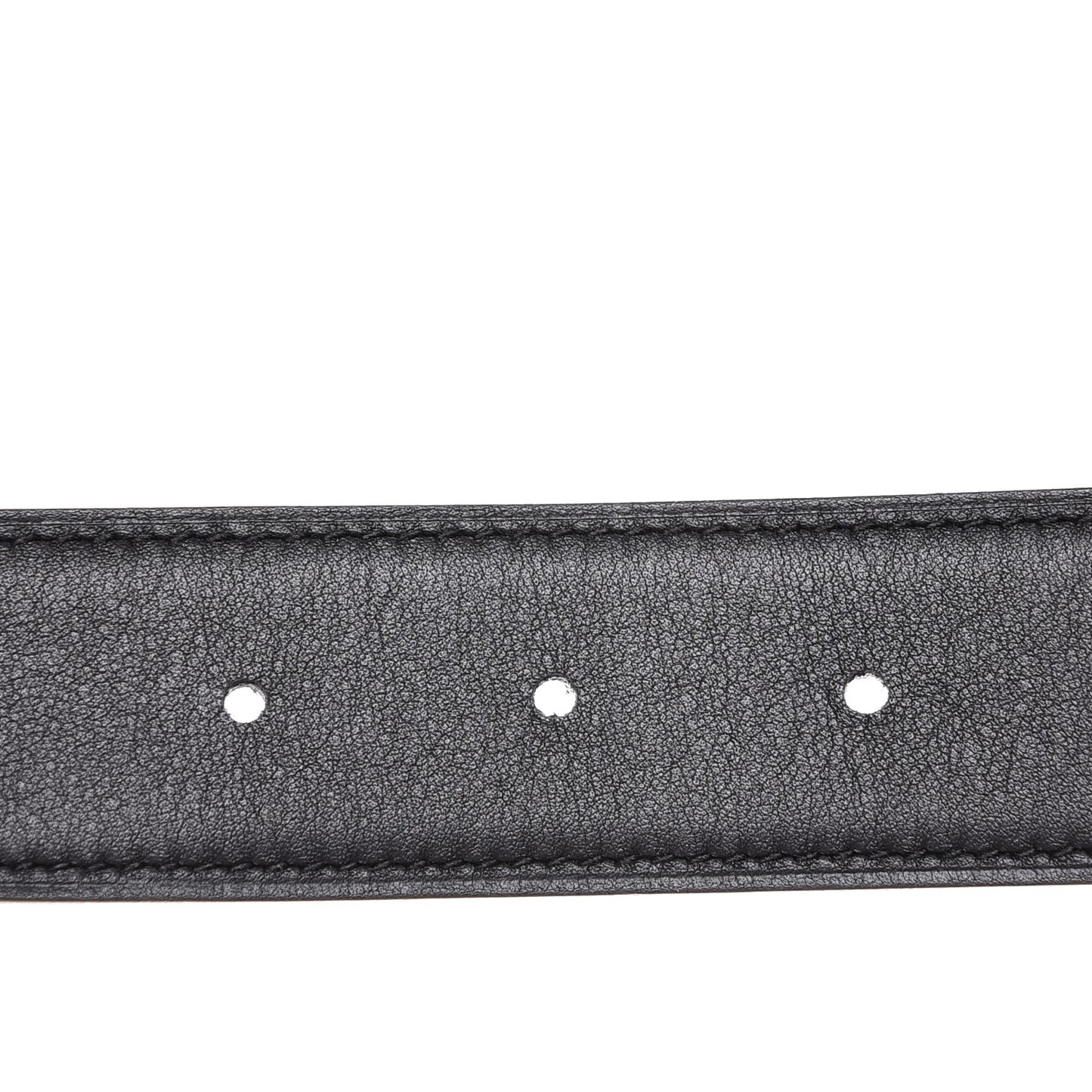 Swift Epsom 32mm Reversible Belt Strap 95 Black Bleu Saphir